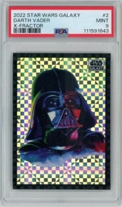 Darth Vader 2022 Topps Chrome Star Wars Galaxy  #2 X-Fractor 07/10 PSA 9 - Zdjęcie 1 z 2