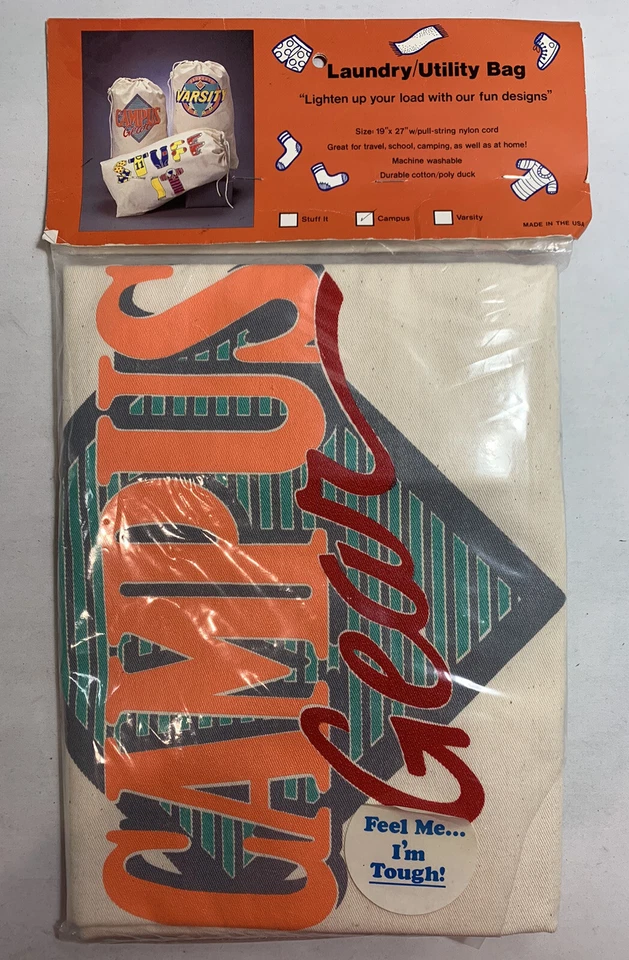 Innovo Inc. Vintage Canvas Laundry Bag North Carolina Tar Heels Rare 