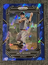 Jack Morris 2023 Prizm Baseball Blue Cracked Ice Prizm Detroit Tigers