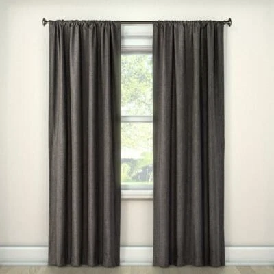 Target Room Essentials Charcoal Lightblocking Curtain Panel 42" x 84" - Image 1 of 4