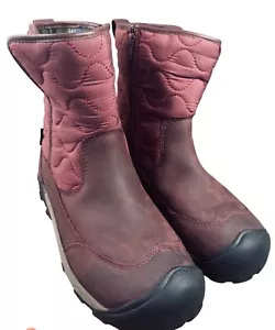 Botas para mujer Keen Betty impermeables de lluvia para nieve talla 10 borgoña - Imagen 1 de 15