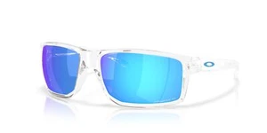 Oakley Gibston XL Clear/Prizm Sapphire Polarized Men's Sunglasses OO9470-0562 - Picture 1 of 5