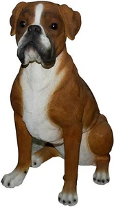 Real Life XL Boxer Dog Garden Ornament (SizeA) - Picture 1 of 1