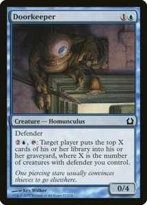 1x Tarjeta C común FOIL Doorkeeper MTG RTR #037 Magic English casi nueva/sin jugar - Imagen 1 de 1