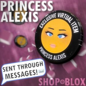Roblox Celebrity Series 8 Toy - Princess Alexis Face - Virtual Item Digital Code