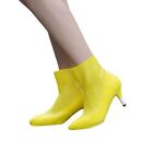1Pair One Size High Heels Cover Solid Color Protector Rain Boots  Rain