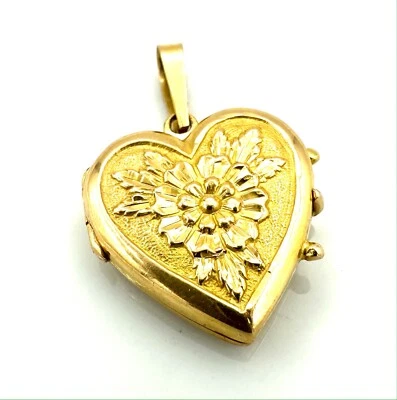 MAGNIFIQUE PENDENTIF OR 18 CARATS - Cassolette porte photo - 5,71 g - Photo 1/3