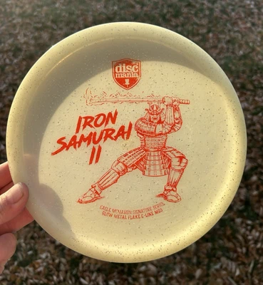 Discmania Eagle McMahon Signature Series Iron Samurai II Glow MF C-line MD3 Disc - Image 1 of 4
