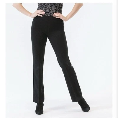 Pantalones Ponte THALIAN Ann Pierna Recta Para Mujer Talla 4 Negros Comodidad Carrera NUEVO Foto 1 de 4