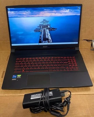 MSI KATANA GF76 12UD-005 17.3" i7-12700H 16GB RAM 512GB SSD RTX 3050 Ti LAPTOP. - Image 1 of 4