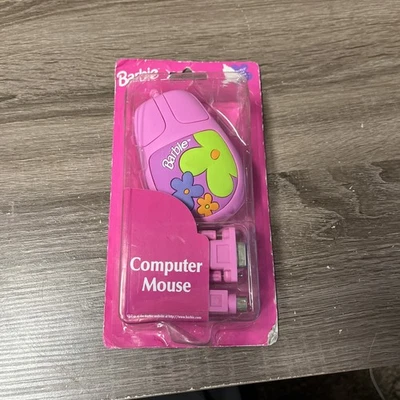 Vintage 1999 BARBIE Computer Mouse With PS/2 Connector Or open 9 Pin - Image 1 of 4