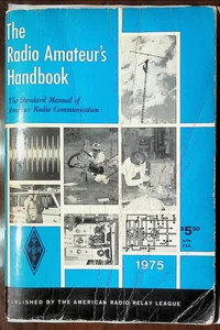The Radio Amateur's Handbook 52nd Edition Vintage 1975 ARRL Soft Cover USA - Bild 1 von 1