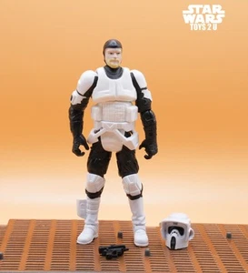 STAR WARS FIGURE 2008 LEGACY SHIELD GENERATOR ASSAULT NIK SANT REBEL BIKER SCOUT - Picture 1 of 1