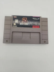 Cartucho Mortal Kombat 3 SNES (Super Nintendo, 1995) solo probado y funcionando - Imagen 1 de 9