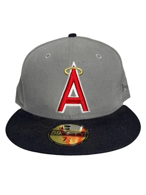 LA Angels Gray City Connect Remix 60th Anniversary Gray New Era 7 3/4 Fitted Hat - Image 1 of 4