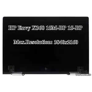 15.6" HP ENVY X360 15-BP 4K 3840x2160 LCD Display Touch Screen Complete Assembly - Picture 1 of 7