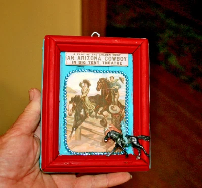 Vaquera del Salvaje Oeste Arizona ¡Ensamblaje debajo de la tienda grande! Desert Show Time! Foto 1 de 4