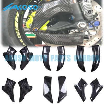 Pinza de freno de fibra de carbono enfriador de conducto de aire ajuste universal Yamaha Honda Foto 1 de 4