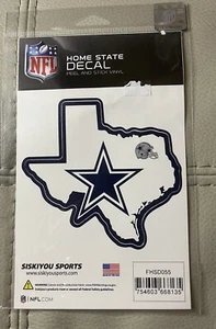 Brand New Dallas Cowboys Home State Auto Decal Siskiyou Sports - Picture 1 of 1