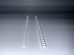 1:87 HO Gauge Ladder - White - Picture 1 of 4