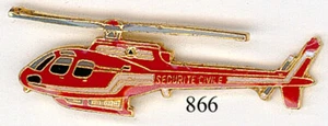 PINS866 - HELICOPTERE - ECUREUILSECURITE CIVILE - Foto 1 di 1
