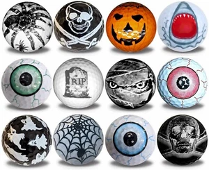Halloween Golf Balls 12 Pack - Perfect Gift Idea! - Picture 1 of 11