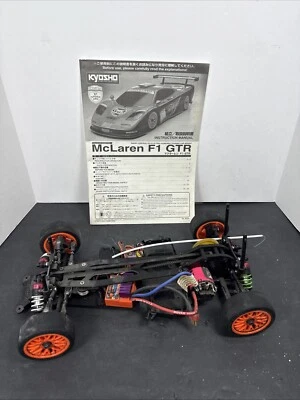Kyosho RC MCLAREN F1 GTR Pure Ten Spider TF-3 4WD No.30701 LRP Japan OHNE KAROSSERIE - Bild 1 von 4