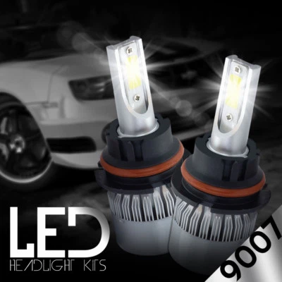 2x 9007 HB5 1260W 189000LM CREE COB LED Headlight Kit High/Low Power Bulbs 6000K - Image 1 of 4