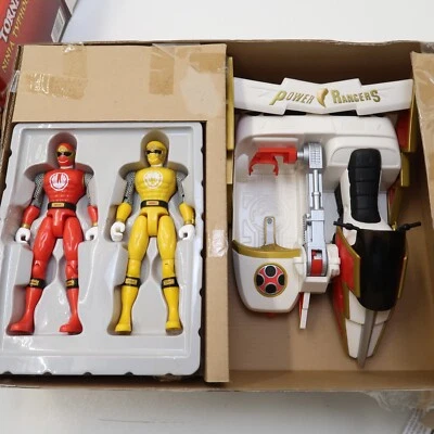 Figura de acción Power Rangers Ninja Storm Tornatrex Ninja Typhoon Cycle Set Foto 1 de 4