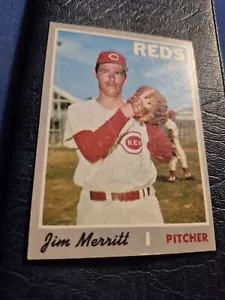 1970 Topps Jim Merritt #616 - Imagen 1 de 1