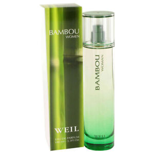 Bambou Women's Perfume By Weil 3.4oz/100ml Eau De Parfum Spray