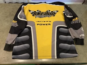 Camiseta deportiva Ski-Doo Rotax Power adulto S amarilla negra moto de nieve Canadá - Imagen 1 de 8