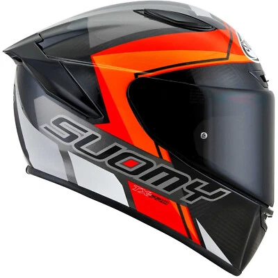 Casco INTEGRALE moto Suomy TX-PRO CARBON GLAM ARANCIONE taglia XS ORANGE helmet - Immagine 1 di 4