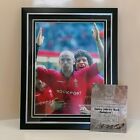 Gareth Thomas Signed and Framed Photograph Wales Rugby ~ w/Cert. of Authenticity