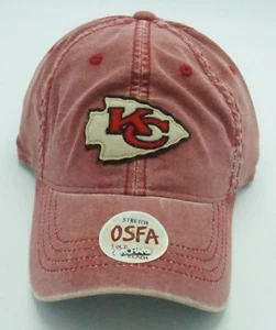 NFL Kansas City Chiefs Reebok Adult Adjustable Fit Cap Hat Style #ED79Z NEW! - Picture 1 of 3