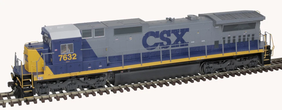 Atlas HO GE C40-8 Dash 8-40C CSX Transportation CSXT #7636 DCC/SND LED 10004198 - Image 1 of 1