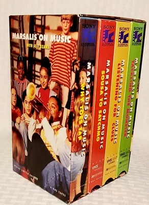 Marsalis On Music With Seiji Ozawa Special Limited Edition 4 VHS tapes - Image 1 of 4