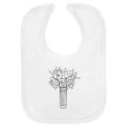 'Daffodils In Vase' Soft Cotton Baby Bib (BI00050597)