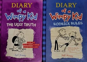 Set of 2 Diary Of A Wimpy Kid: Rodrick Rules & The Ugly Truth, Hardcover, New - Picture 1 of 2