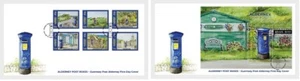 alderney 2024 boites lettres POST BOXES Victoria Street Whitegates 6v + ms1v FDC - Picture 1 of 1