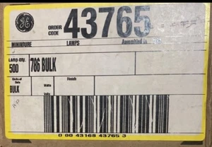 (10)GE 43765 12W 6V Bulbs Original GE Low Voltage Bulbs, Free Ship, Qty Avail - Picture 1 of 3