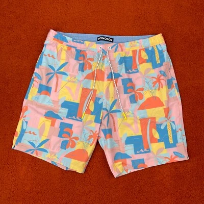 Bañador BONOBOS Para Hombre XL Riviera Reciclado Island Time Multicolor Shorts Foto 1 de 4