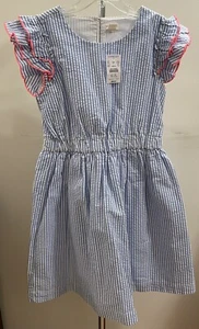 J Crew Crewcuts Girls Striped Dress Size 10 NWT - Picture 1 of 1