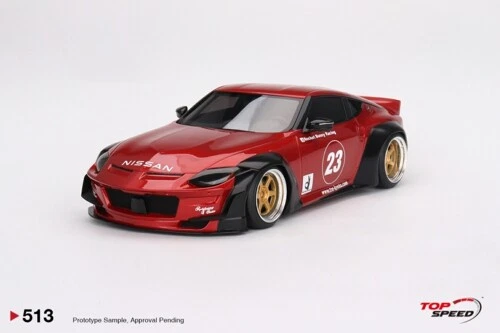 TOP SPEED 1/18 NISSAN Z (RZ34) PANDEM PASSION RED TS0513 - Image 1 of 1