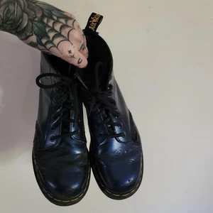 VINTAGE DR. MARTENS DOCS BOOTS MADE IN ENGLAND VINTAGE UNISEX - Bild 1 von 4