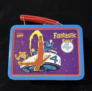 Marvel Comics Lunchbox Fantastic Four 4  Small 1998 - Picture 1 of 9