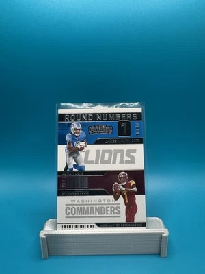 2022 Contenders Jameson Williams Jahan Dotson Round Numbers #RN-WD Rookie - Image 1 of 2