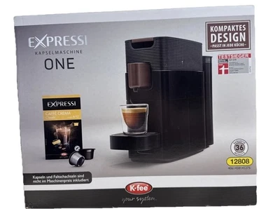 K-fee Kapsel-Kaffeemaschine – Testsieger „Gut“ (2,0) – 19-Bar-Pumpe – Kompaktes