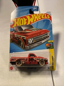 Hot Wheels 67 Chevy C10 Red #83 Mainline 2024 - Picture 1 of 2