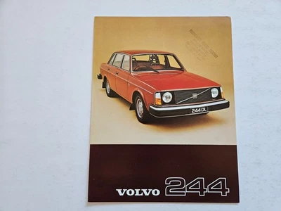 VOLVO 244 DL GL SALES BROCHURE 1977 - Image 1 of 2